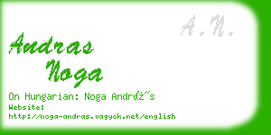 andras noga business card